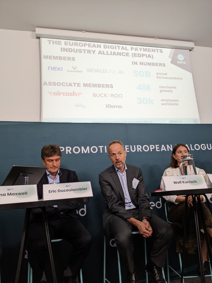 edpia_eu's tweet photo. Recap of the @QEDBrussels conference on #PSD2 &amp; #OpenFinance

"Europe is leading the #digitalpayments agenda. Moving forward, @EDPIA believes that a directive is not enough to create a single payments market. Instead of a PSD3, we need a PSR1” @wkunisch, EDPIA WG Chair. https://t.co/q5W6TTR6M7