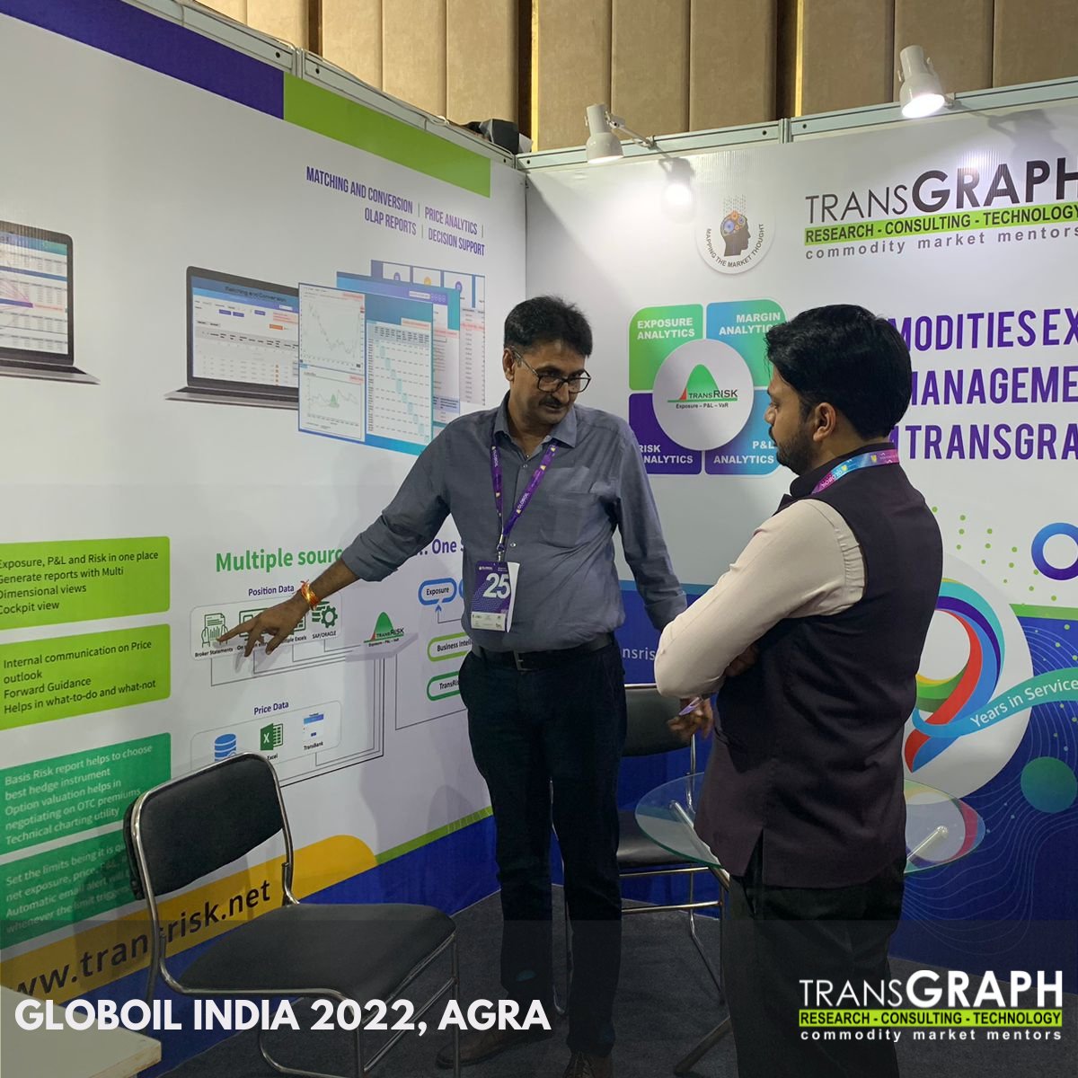 TransGraph_'s tweet photo. Some more pictures from the TransGraph booth where people came in large numbers to understand our services better. 

#TransGraph #PriceConsulting #Commodities #RiskManagement #Globoil #TransRisk https://t.co/hHf3Khaihm