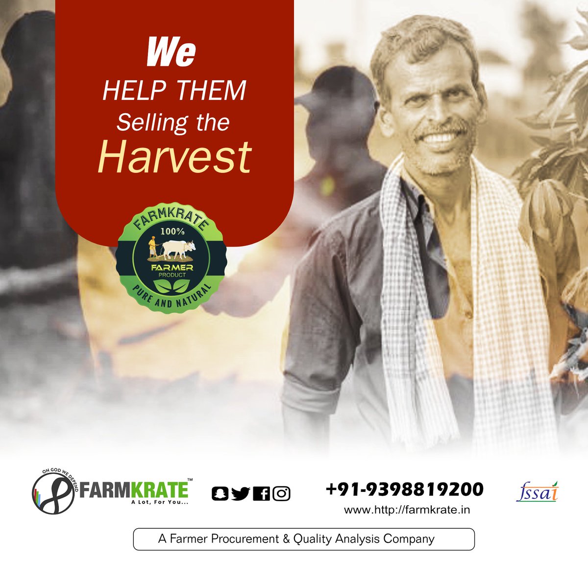 #farmkratesupportsfarmers #farmkrate #farmerssupport #trending #aveendokala #instagram #organicfarming  
Farmkrate.in farm procurement company in India.