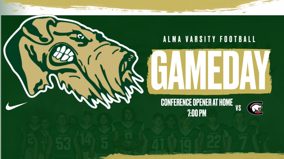 Conference opener at Home. Come out and cheer us on, level up, its conference time! #only1airedale