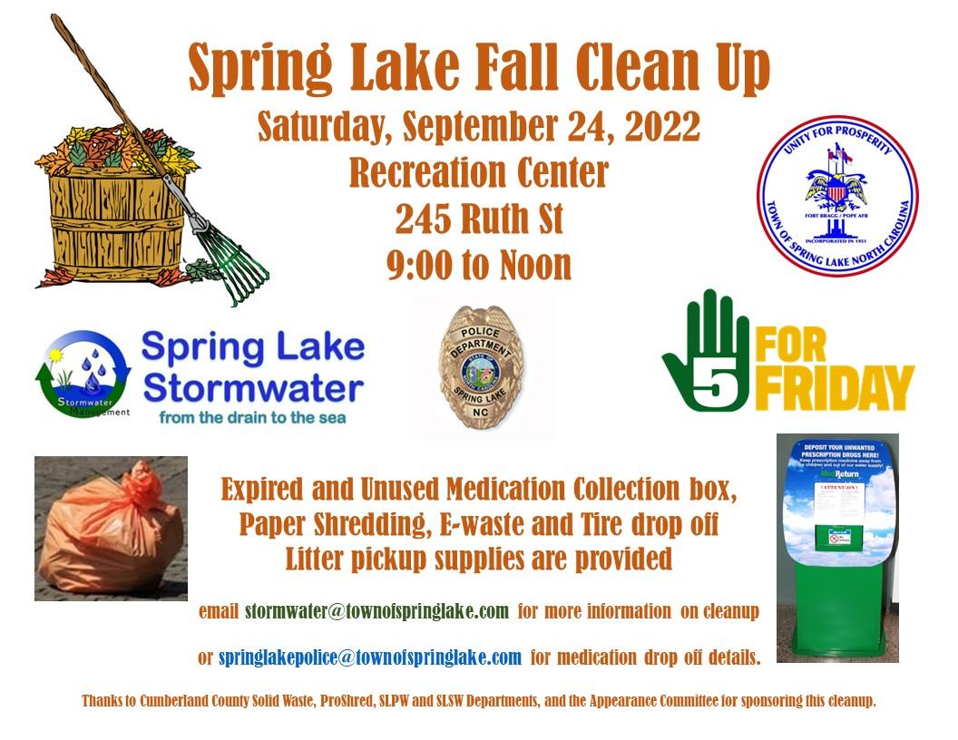 Don't forget! Fall Clean-Up is tomorrow. Tires, E-Waste, appliances, old medications, &amp; there will be paper shredding available. Volunteers are still needed to help with the clean up in &amp; around town, too. Now is the time to clean out that garage or spare room.  🙂#fallcleanup