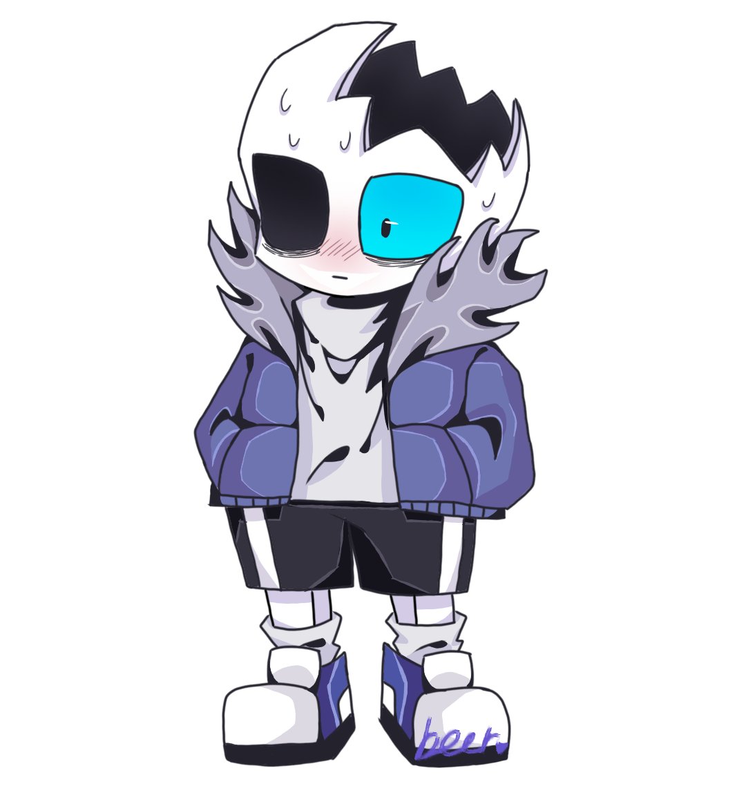 RABww0110's tweet photo. 我喜欢他们😆，尝试了一下蓝眼horror！🙏感谢你的观看🥳
#horrorsans #undertaleAU #horrortale https://t.co/LagvRyNmQy