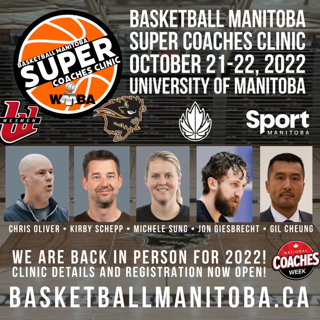 basketballmb's tweet photo. Chris Oliver to Headline 2022 Basketball Manitoba Super Coaches Clinic Oct 21-22 at UM IGAC https://t.co/ddtM6NjStZ #mbhoops https://t.co/vvQod0xY3U