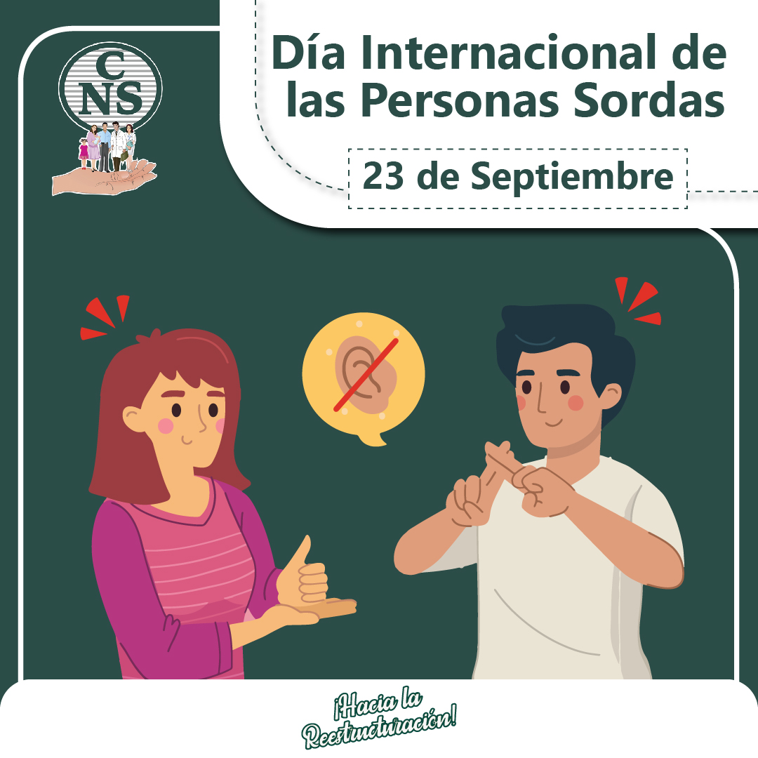 CNS_Bolivia's tweet photo. #HaciaLaReestructuración
#DíaDeLasLenguasDeSeñas
#23DeSeptiembre
Día destinado a crear conciencia sobre la importancia de las lenguas de señas para que las personas sordas puedan ejercer plenamente sus derechos.
#Vacúnate https://t.co/D7JymdEDJ7