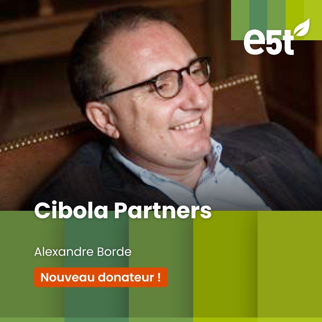 FondsE5T's tweet photo. 🌍 e5t est heureux d’accueillir comme nouveau donateur Cibola Partners !

Merci à Alexandre Borde

https://t.co/LX0dSvR9i2

#impact #e5t #cibolapartners https://t.co/f7p7gwuZf9