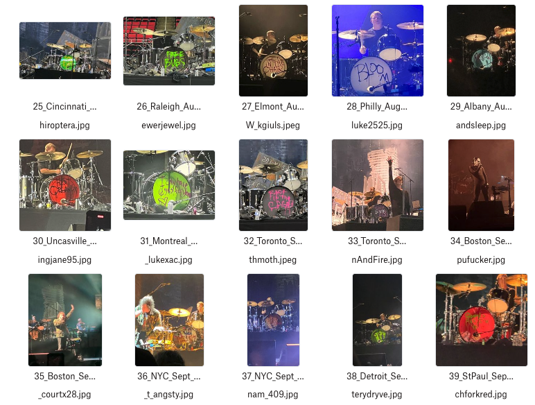 MCR Tour Updates on Twitter "We now have a master folder for all of