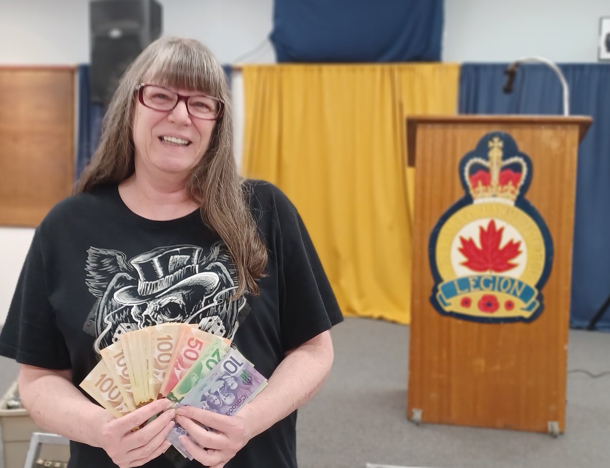 PGLegion's tweet photo. Congrats to Shawna who is the latest winner in our Crazy Ace raffle! Don't forget our Meat Draws held Friday &amp; Saturday nights too - you could win a GC to Homesteader Meats. Know your limit play within it. 19+. #MyLegion #PrinceGeorgeBC #CityOfPG #  https://t.co/iuHWvO6Yxk https://t.co/4BbM2h5oEI