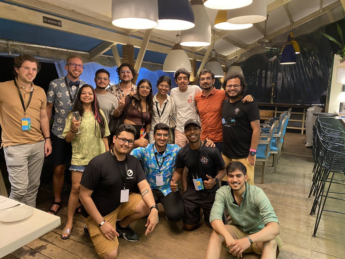 withloveaal's tweet image. We started our after party little soon!!!

#reactindia2022
@react_india