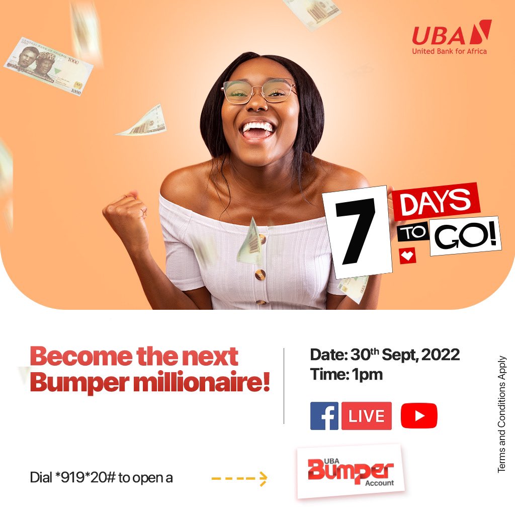 UBA Group on Twitter "It’s only 7 days to the biggest draw of the