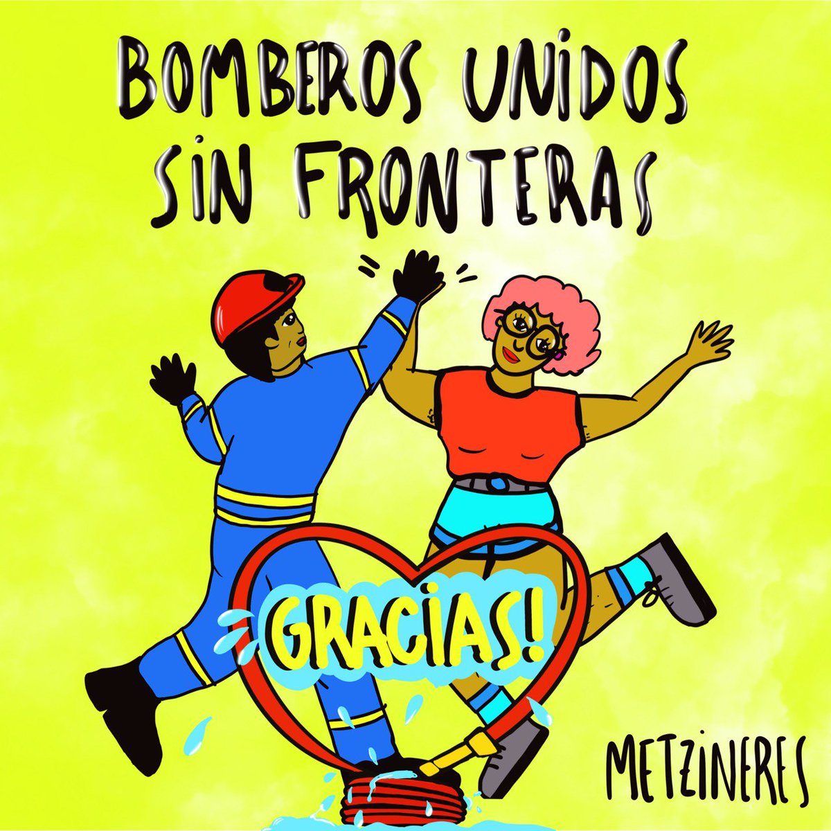 Metzineres_org's tweet photo. Hace algún tiempo que @bomberosunidos apoyan a Metzineres a través de donaciones, con las cuales hemos podido hacer grandes mejoras en nuestro local y actividades!
Muchas gracias por vuestro trabajo y solidaridad ♥️
🎨 @andregaetano
#bomberosunidossinfronteras #BUSF https://t.co/v4u87fRSyV