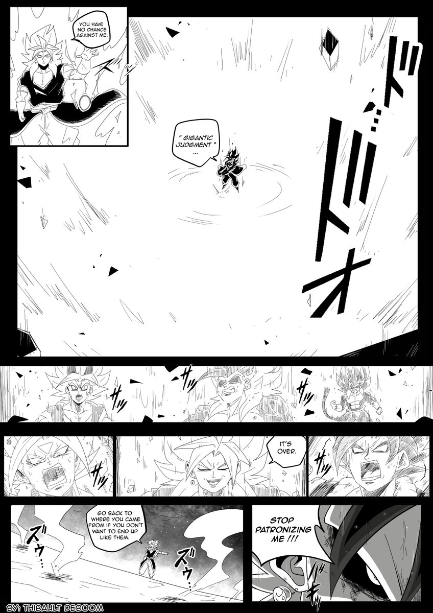 ThibaultDeboom's tweet photo. Brogetto vs the DB fanmanga multiverse !
I see few people talking about ultra Vegetto, so i did that for fun. 👀
You can read Dragon ball Wrath on mangadraft:
⬇️⬇️⬇️
https://t.co/Qkc2HXE2Kg
I will put these pages as a bonus later on. 
#ultravegito #brogetto #sdbh #DragonBall
❤️🔁 https://t.co/Y7wdicUnAp