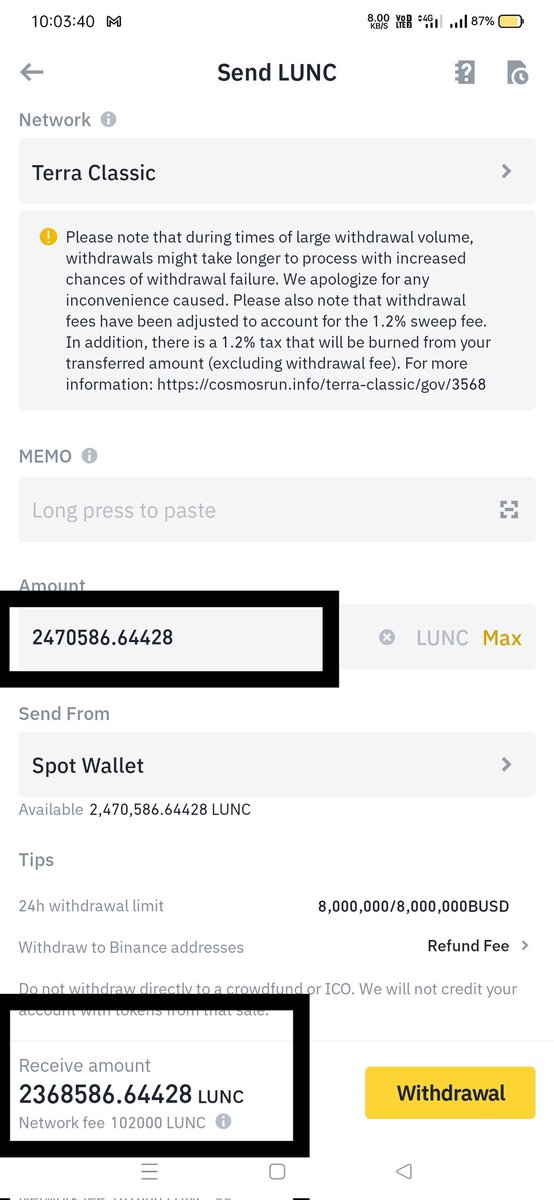 What the hell is this <a href="/cz_binance/">CZ 🔶 BNB</a> <a href="/binance/">Binance</a> charging 4.13% network fee as withdrawal charges. #BoycottBinance