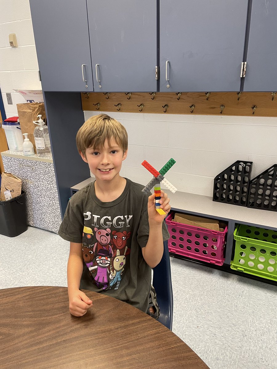 LTES_STEAM's tweet photo. Third grade engineers learned about William Kamkwamba when we read the Boy Who Harnessed the Wind. Then we made our own windmill models. @LondonTowneFCPS https://t.co/KL74m9HHei