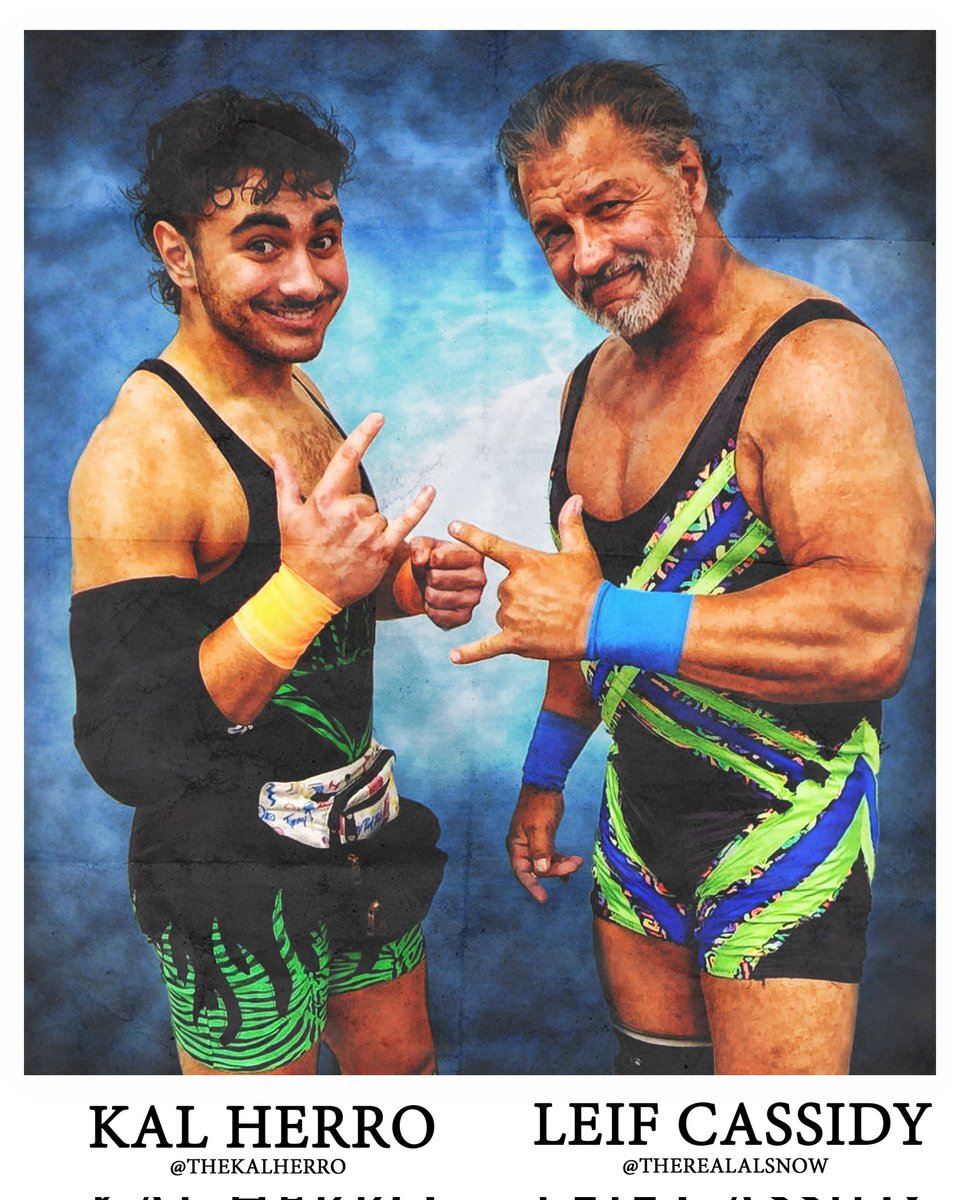 TheKalHerro's tweet photo. Over 100,000 have seen the debut of The Newest Rockers!!  #Groovy. #LeifCassidy. @TheRealAlSnow 

NewestRockers@gmail.com for events and appearances.  

#WWE #SmackDown #AEW #AEWRampage #ImpactWrestling #FannyPackParty #JOBSquad https://t.co/A0u79k1Fp4
