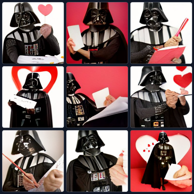 DeconGaming's tweet photo. #DarthVader writing a #LoveNote? Anything is possible on #NationalLoveNoteDay. Who would #Vader consider worthy of a Love Note? Not many would qualify, hopefully you have someone to share your #Love with on #LoveNoteDay. https://t.co/71RQlmvaHO