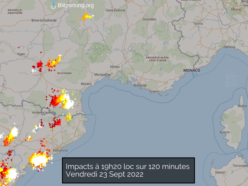 KitempuMeteo's tweet photo. #orages et #pluvies en direction de la Corse.
A partir de samedi 08h00 loc sur le #GrandValinco , progressivement vers le #GrandAjaccio #CoteOuest et #SudCorse.
💦  Pluies fortes  
⚠️ Attention cumuls attendus 70 à 100 mm en qqs heures
@report_SR https://t.co/mzWqdSEm6k
