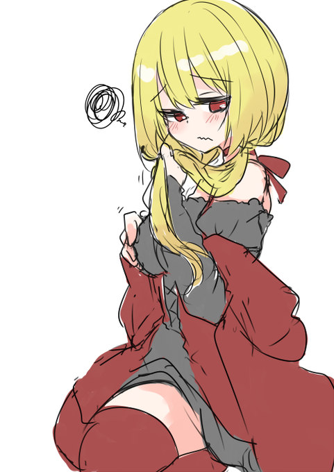 最近ご無沙汰な赤頭巾のセリアおねえさん。
「もうちょっとお姉さんに構ってくれてもいいんですよぅ・・・?」 