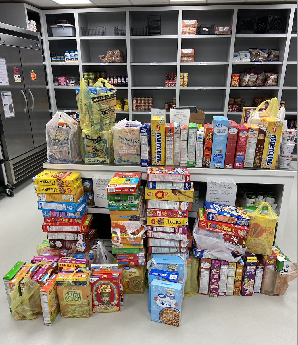 Our first (more to come) SAAC led food drive was a success. We were able to donate 138 lbs of cereal to the Bear Essentials Food Pantry! <a href="/ASUNSAAC/">#ASUNWillRise</a> #BearClawsUp