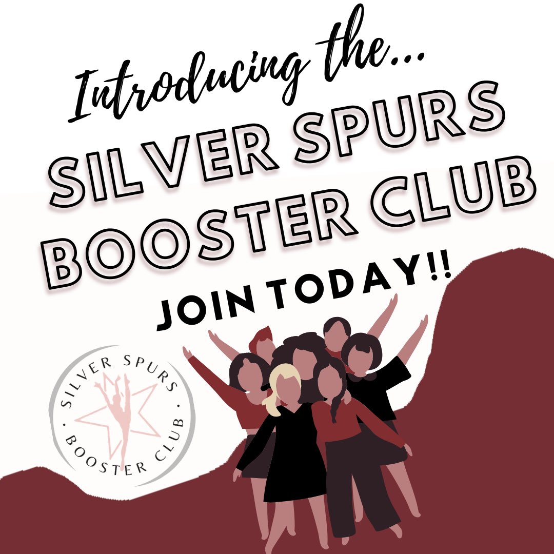 SSpursBooster's tweet photo. We are thrilled to announce the formation of the Silver Spurs Booster Club! Its consists of a team of parents that work to assist the Directors &amp; team. Join us for our 1st Booster Club General Meeting, Wed 10/5, 6pm in the Wiley Cafe. Visit us at https://t.co/SsrtYRdBPc @WileyMS1 https://t.co/HYeliLZ8Qt