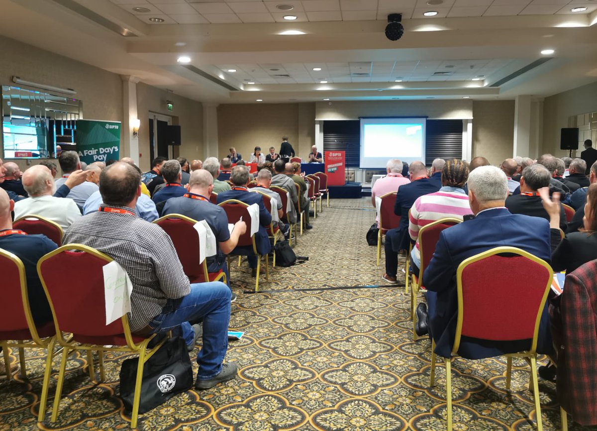 SIPTU members from the Transport, Energy, Aviation and Construction sectors are attending their Division Biennial Conference today.

#ourSIPTU