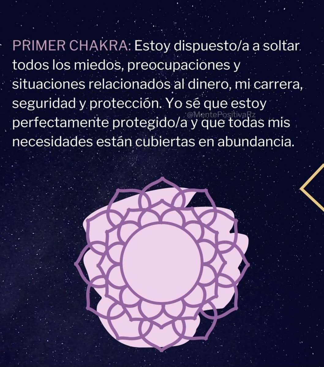Sololuz5's tweet photo. AFIRMACIONES PARA SANAR CADA CHAKRA https://t.co/YnycRNmMy9