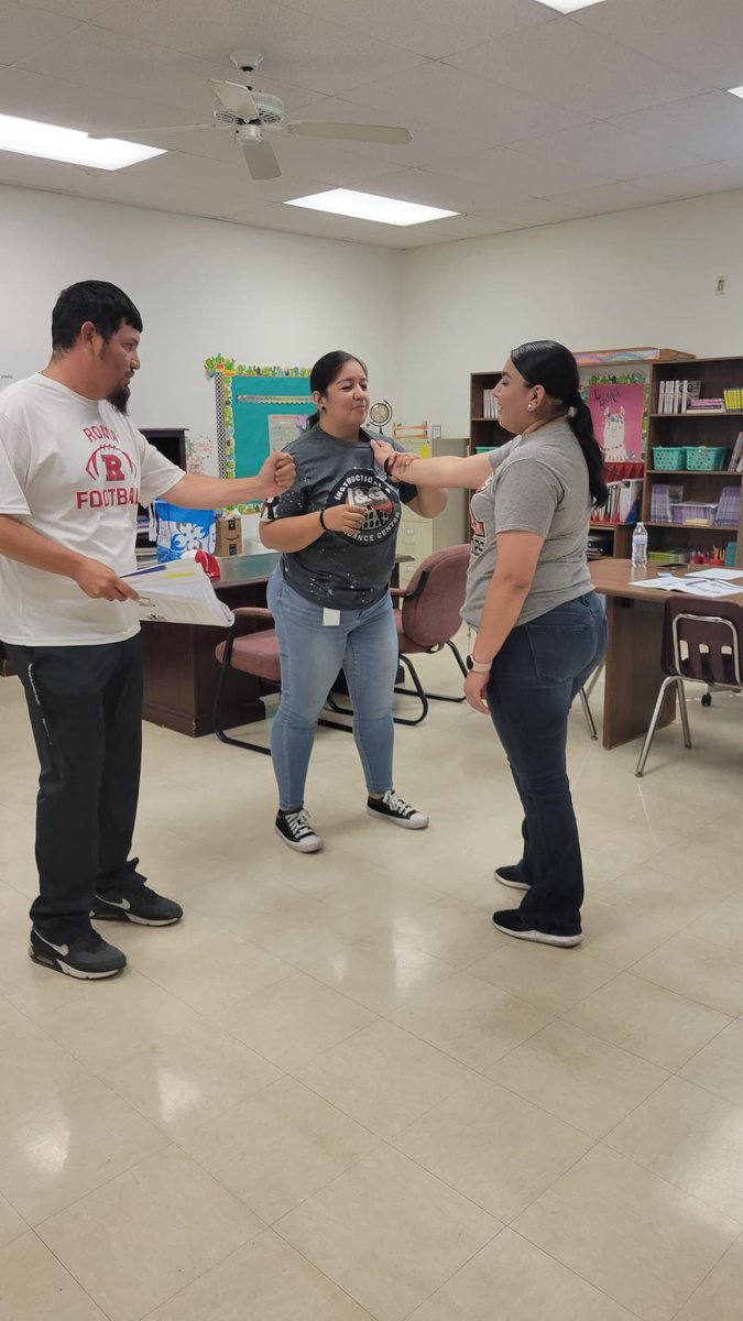 RomaInGCenter's tweet photo. Shout Out to our own Reuben Gonzalez for keeping our support &amp; nursing staff current by conducting our yearly CPI refresher. We are also appreciative of Cpl Ivan Pina, for assisting with "hands-on" activities. I&amp;G and Roma ISD PD working together for the safety of our students. https://t.co/Dd2PclE9PO