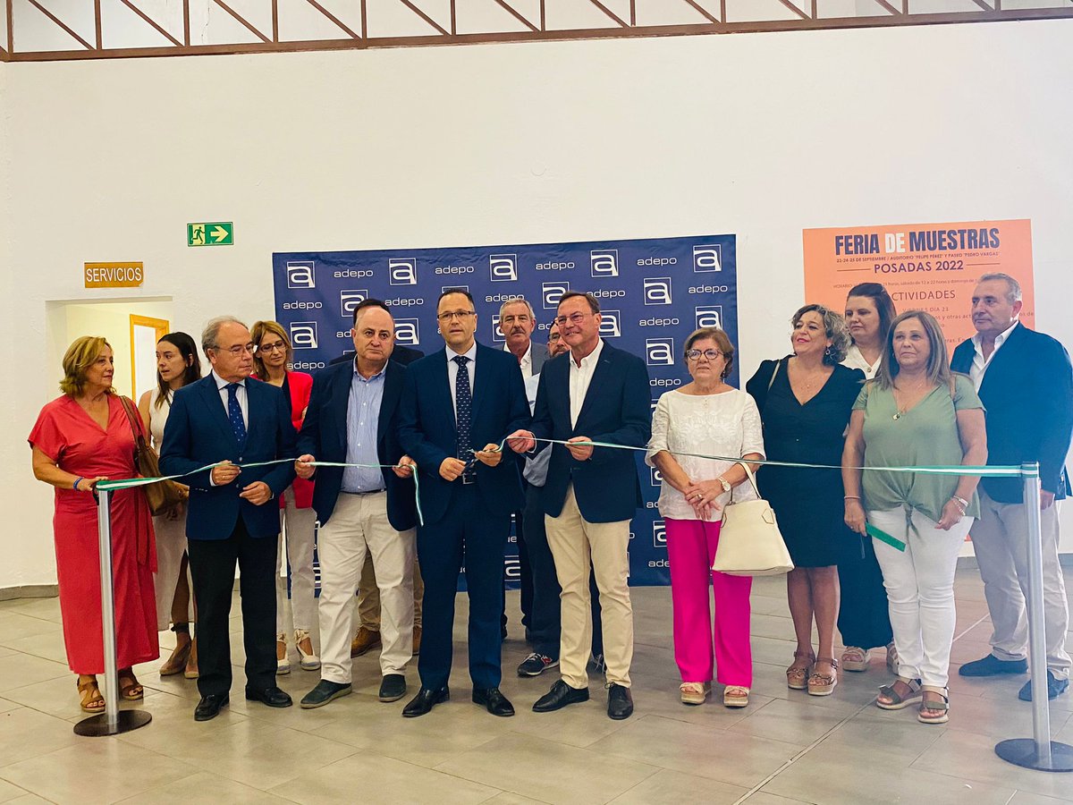 dipucordoba's tweet photo. El delegado de Medio Natural de @dipucordoba, Francisco Palomares, y la delegada de Cultura de la institución provincial, Salud Navajas, han asistido a la inauguración de #Adepo #Posadas https://t.co/oW2EU9MITy