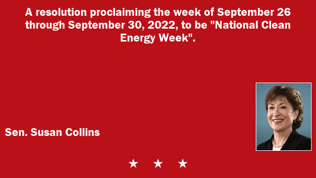 USCongressBot's tweet photo. Sen. Susan Collins (R-ME) has introduced a resolution before the Senate. #MEpol #MEpolitics https://t.co/GXICG8VCt1 https://t.co/7SvQb6xzaP