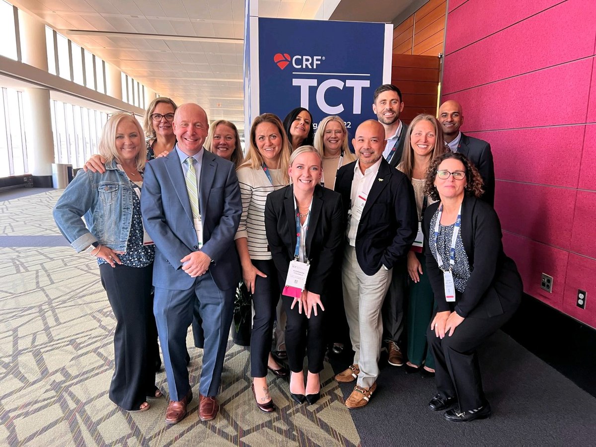Last Friday, many of our Interventional Cardiology RNs & technologists were at the #TCT2022 CV RN Tech Symposium as speakers, panelists, moderators & participants. The symposium was directed by our own @kim_guibone!