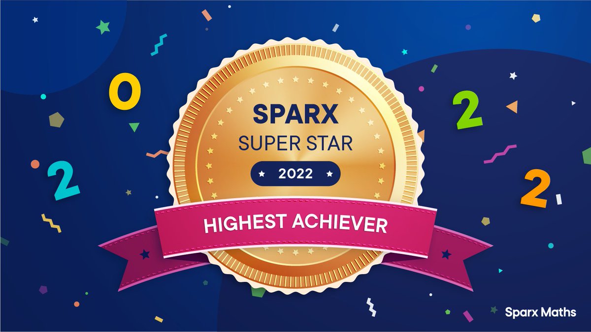 We are a <a href="/SparxMaths/">SparxMaths</a> Super School! We have received a "Highest Achiever" award for being in the top 20 schools for average on time completion last school year. We are very proud of our students for working hard on their Sparx to earn this award.
