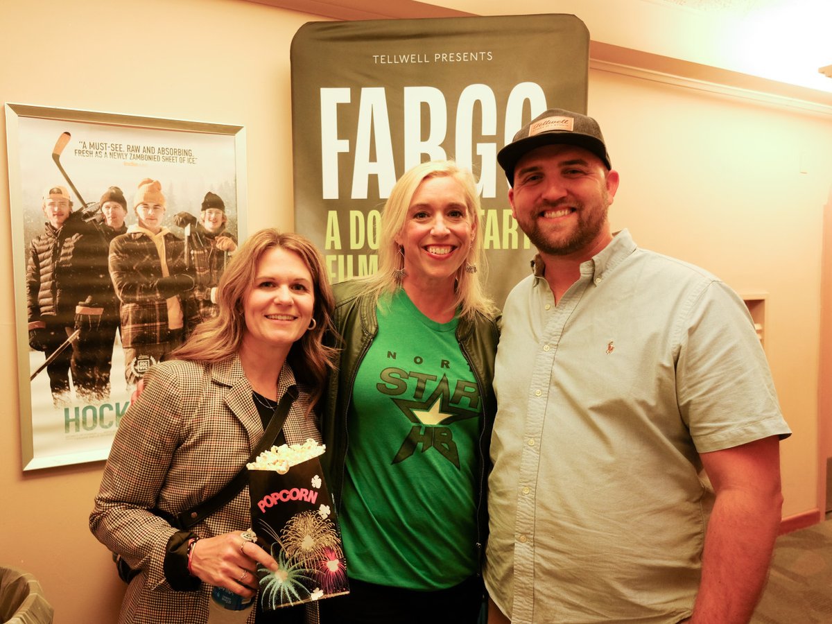 fargodocs's tweet photo. A huge thank you goes out to everyone who joined us for the local premiere of @hockeylandmovie here in Fargo with us! A special shoutout to Tommy Haines and Indio and Aydyn Dowd for joining us.
The next #FargoDocs film shows on October 19th at 7pm. See you there! https://t.co/OdMdYLt5Ri