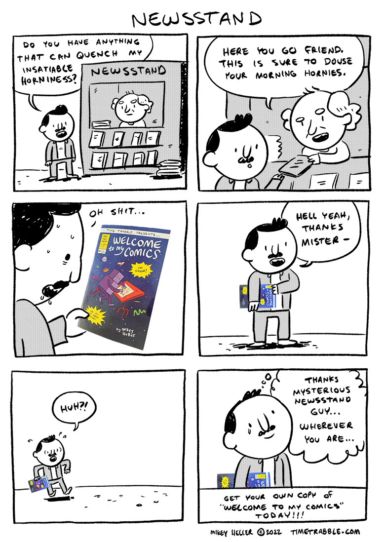 i drew a comic about a newstand 