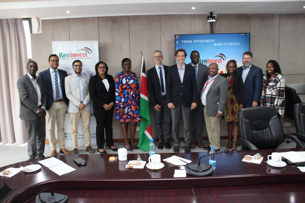 @KenInvestMD Ms Olivia Rachier today hosted a delegation from <a href="/ITCnews/">International Trade Centre (ITC)</a> when they visited  Kenya Investment Authority. The International Trade Center has been supporting KenInvest throu various programs.<a href="/OllyRachier/">Olivia Rachier</a> <a href="/Trade_Kenya/">Trade Kenya</a> <a href="/MSEA_Kenya/">MSEA Kenya</a> <a href="/KEBS_ke/">KEBS KENYA</a> <a href="/BRS_Kenya/">Business Registration Service (BRS)</a> <a href="/StateHouseKenya/">State House Kenya</a>