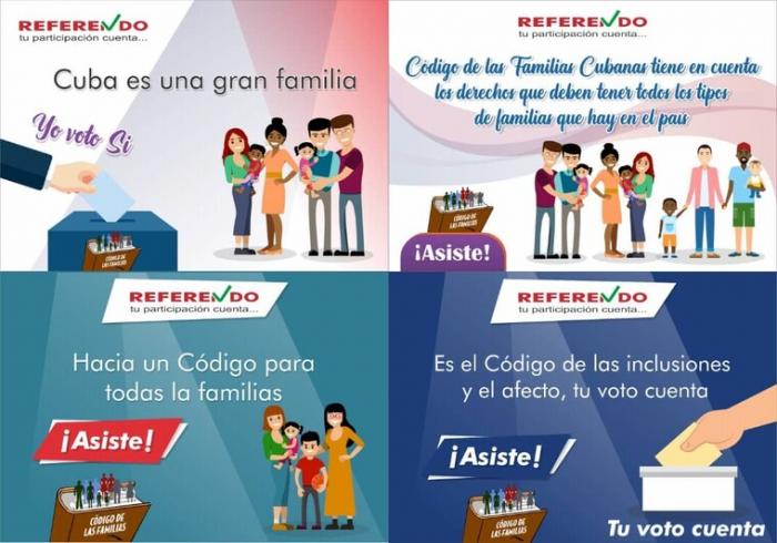 CubaMES's tweet photo. El #CódigodeFamilias ha sido construido para beneficio de la sociedad cubana. El #Código es para todos!!! y el voto en el referendo el día 25 de septiembre, debe hacerse con responsabilidad. #TuVotoCuenta #YoVotoSí #25DeSeptiembre #CubaViveYAvanza https://t.co/vauxVLRpox