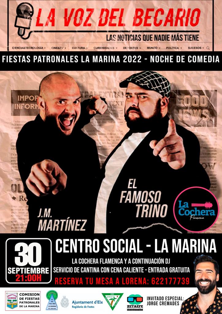 FlamencaCochera's tweet photo. el próximo viernes 30 de septiembre tenemos nueva cita, estaremos acompañando a los grandes @JorgesCremades @LaVozdelBecario, en las fiestas patronales de La Marina, os esperamos❤️❤️
@ajuntamentelx #lamarina https://t.co/ySdK8DyiVf