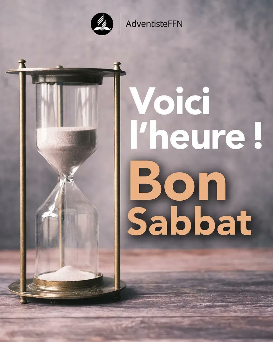 "Dieu bénit le septième jour, et il le sanctifia, parce qu'en ce jour il se reposa de toute son oeuvre qu'il avait créée en la faisant" Genèse 2:3. Bon sabbat à tous !