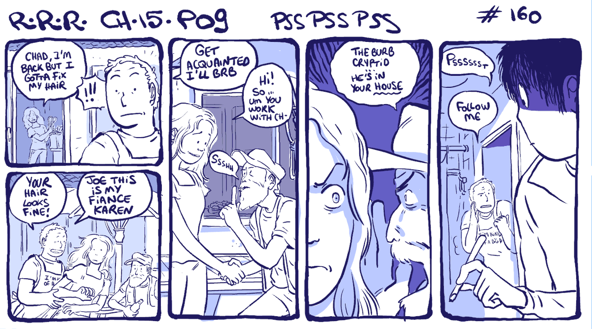 forgot to post this new strip here ! ch15 p 09 #rodneyRrodney you can read it all on webtoon or in my pinned tweet (organized neatly in moments : ) )