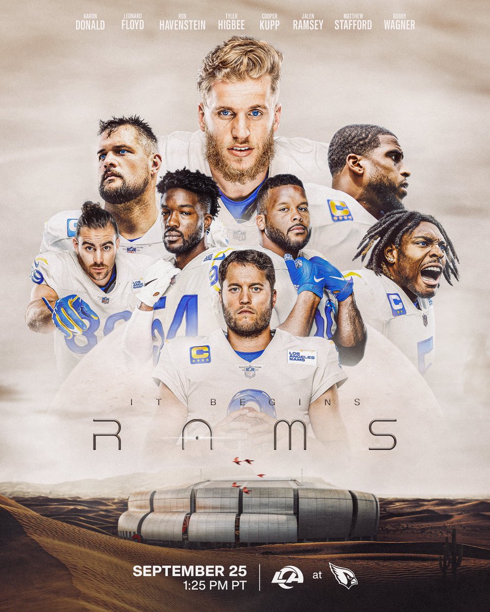 Los Angeles Rams (@ramsnfl) on Twitter photo It Begins. It Begins.
