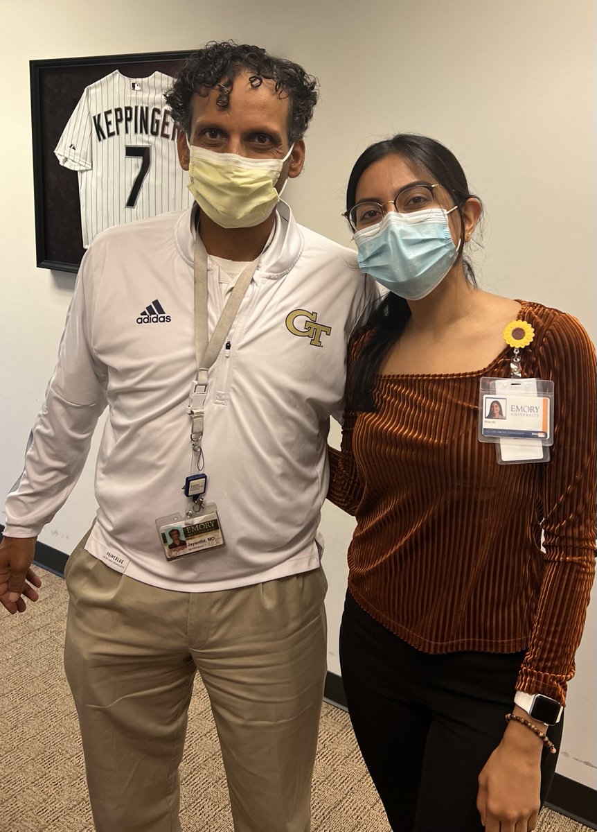 Reconnected with my undergrad research mentor 
<a href="/NeeruJayanthi/">Neeru Jayanthi</a> 7 years later! I'm still in school and Dr. J still has an ongoing study for EVERYTHING so I guess not much has changed