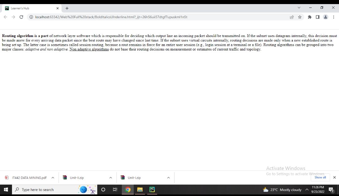 ItsShashikant17's tweet photo. Day 3 of #100DaysOfCode learnt about div tag, Bold, Italic and hyperlink tag in HTML. https://t.co/F53FsZBc3s