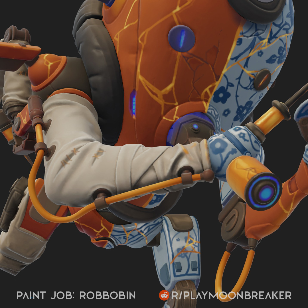 Congratulations to <a href="/Robbobin/">Robbobin</a> for winning our first ever #Moonbreaker painting challenge on Reddit, with their entry "Kintsugi McPatchy" 🤩

Thank you to everyone who entered! We were blown away by your creativity 🖌️🎨