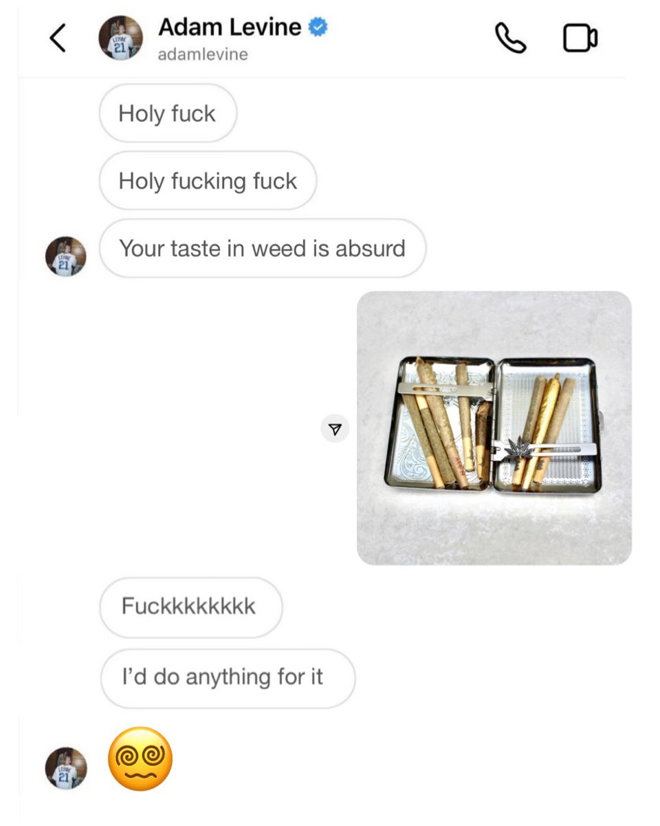 BluntedObjects's tweet image. Ok calm down 🙄 Today I learned that Adam Levine is not that chill to smoke with.