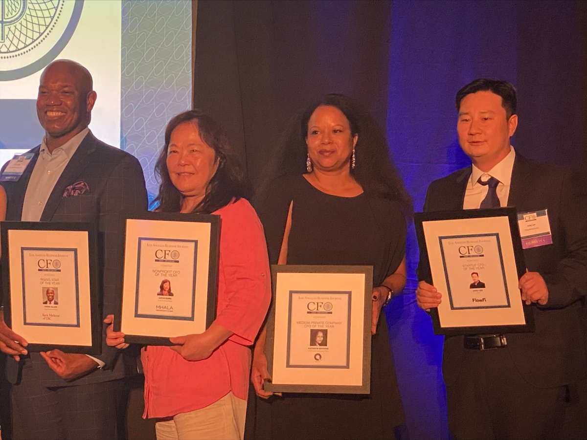 Congratulations to Kathryn for taking home a well-deserved award from the LA Business Journal last night!#advertising #cfo #advertisingagency #marketing #quigley