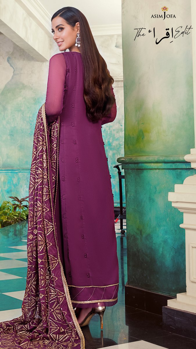 asimjofa's tweet photo. The Iqra Edit by Asim Jofa | 3PC | Unstitched Collection | PRE-BOOK NOW
AJIM – 19 | Rs. 5,650
Inspiring old world charm this design exudes richness. 
#AsimJofa #IWearAsimJofa #simplyfestive #unstitchedcollection #stitchedcollection #asimjofaedits #iqraaziz #iqraedit https://t.co/PTDWSebrv9