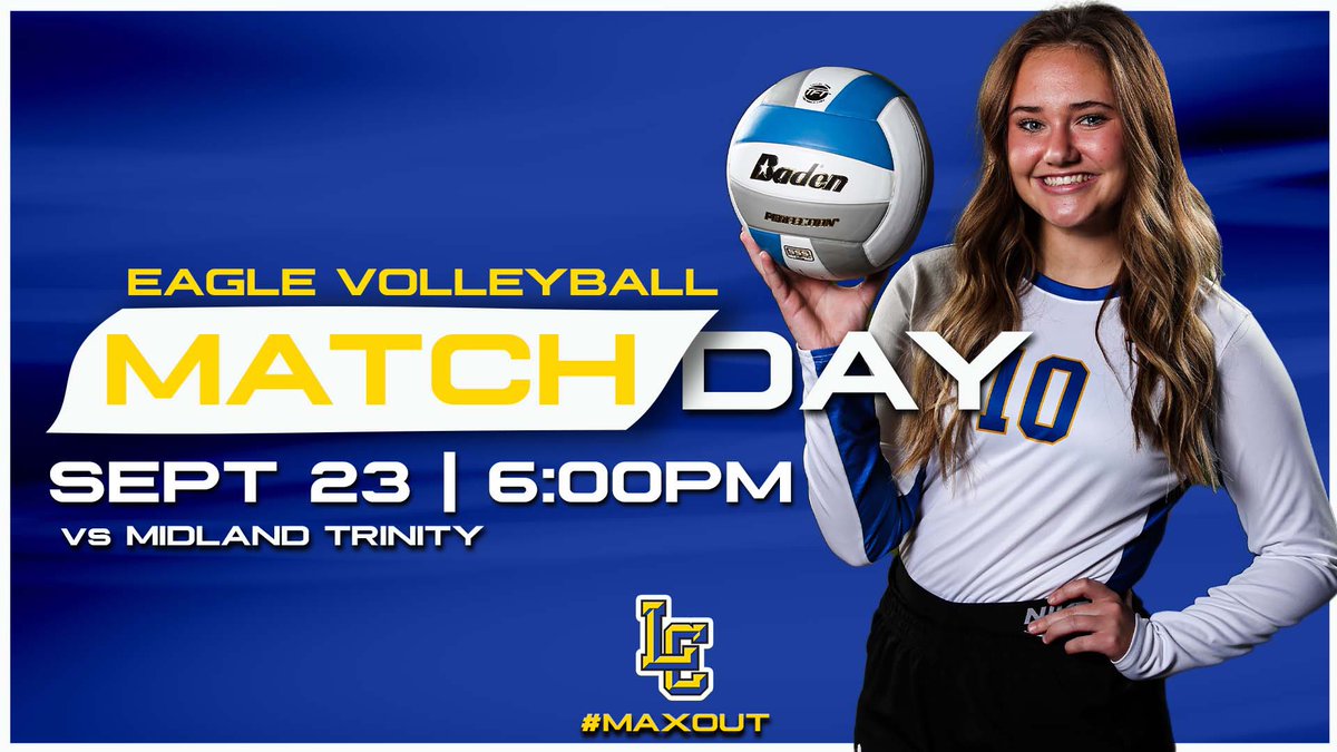 LC Volleyball (@lceaglevb) on Twitter photo GAME DAY 👊🏻
The Lady Eagles take on Midland Trinity tonight in the WAC! JV Gold @ 5, Varsity @ 6!!!! See you there! #Fearless <a href="/LCHSEagles/">LC Athletic Department</a> GAME DAY 👊🏻
The Lady Eagles take on Midland Trinity tonight in the WAC! JV Gold @ 5, Varsity @ 6!!!! See you there! #Fearless <a href="/LCHSEagles/">LC Athletic Department</a>