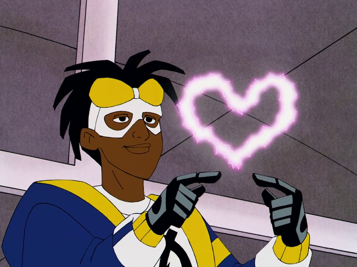 worldsfinest's tweet image. Happy anniversary, Static! The first episode of Static Shock, “Shock to the System,” debuted on this day (Sept. 23) back in 2000. Directed by James Tucker, this episode introduced viewers to Virgil Hawkins and kicked off one of Kids' WB!'s biggest hits! #StaticShock #Static #DCAU