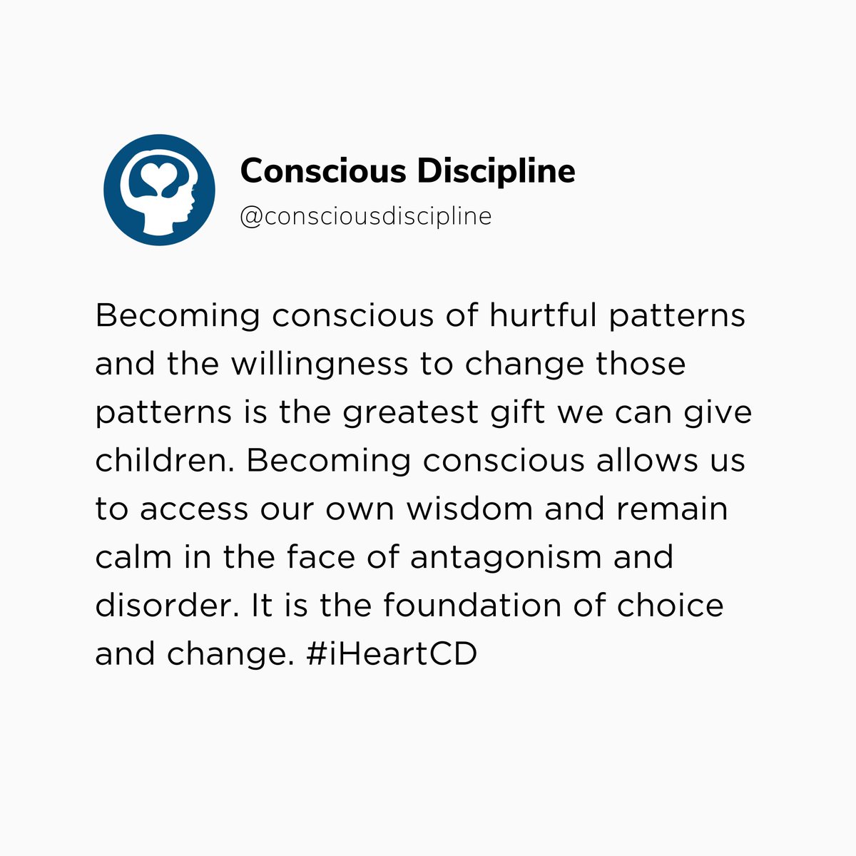 Conscious Discipline tweet media