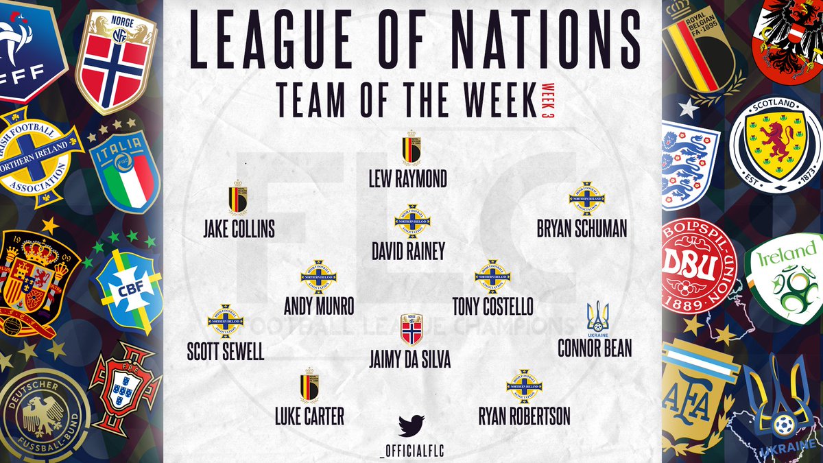 LON TOTW.

Week 3 is dominated by the Northern Ireland team, congrats to all the players that got into the TOTW this week.