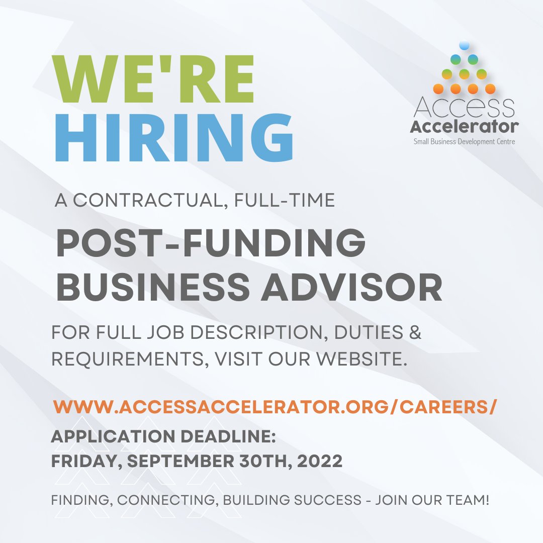 Access Accelerator on Twitter "Finding, Connecting, Building Success