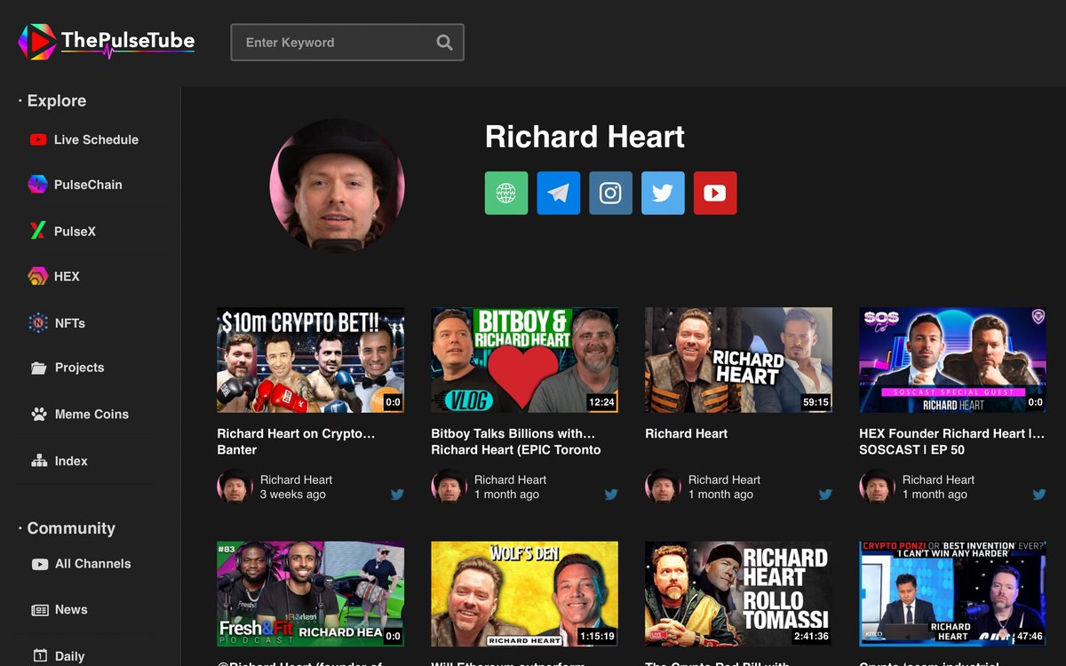 ThePulseTube's tweet photo. It's a small thing but we now have circular profile pics on the channel pages. #ThePulseTube
>> https://t.co/GDxbFEIVaS https://t.co/S0r95FB1ob